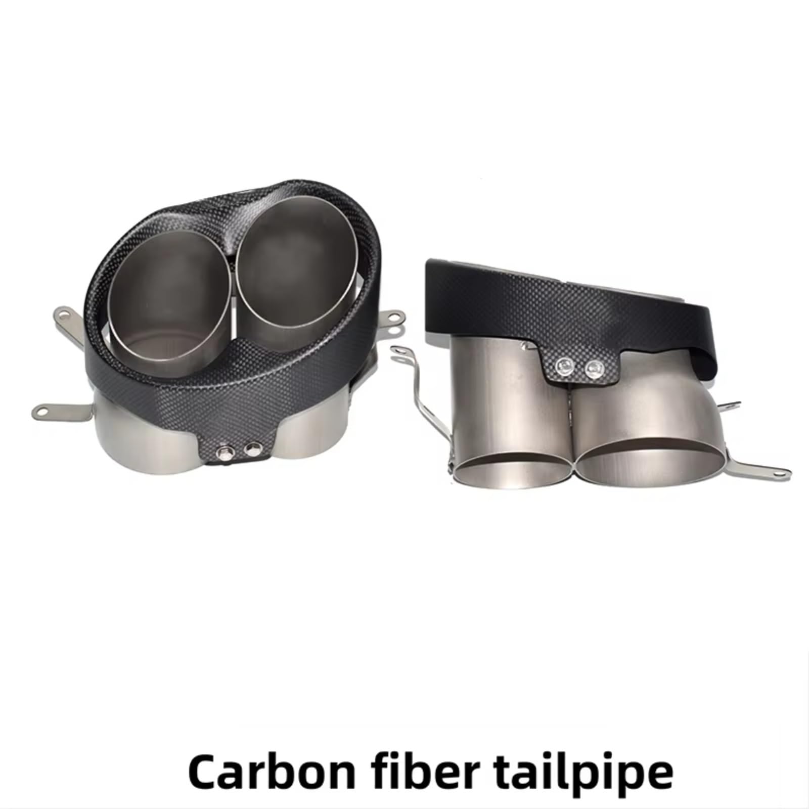 Embout Echappement Pour RS6 RS7 2012-2018 Mise À Niveau Du Tuyau D'échappement Embout De Silencieux Buse Voiture Embout Silencieux(12-15 S7)