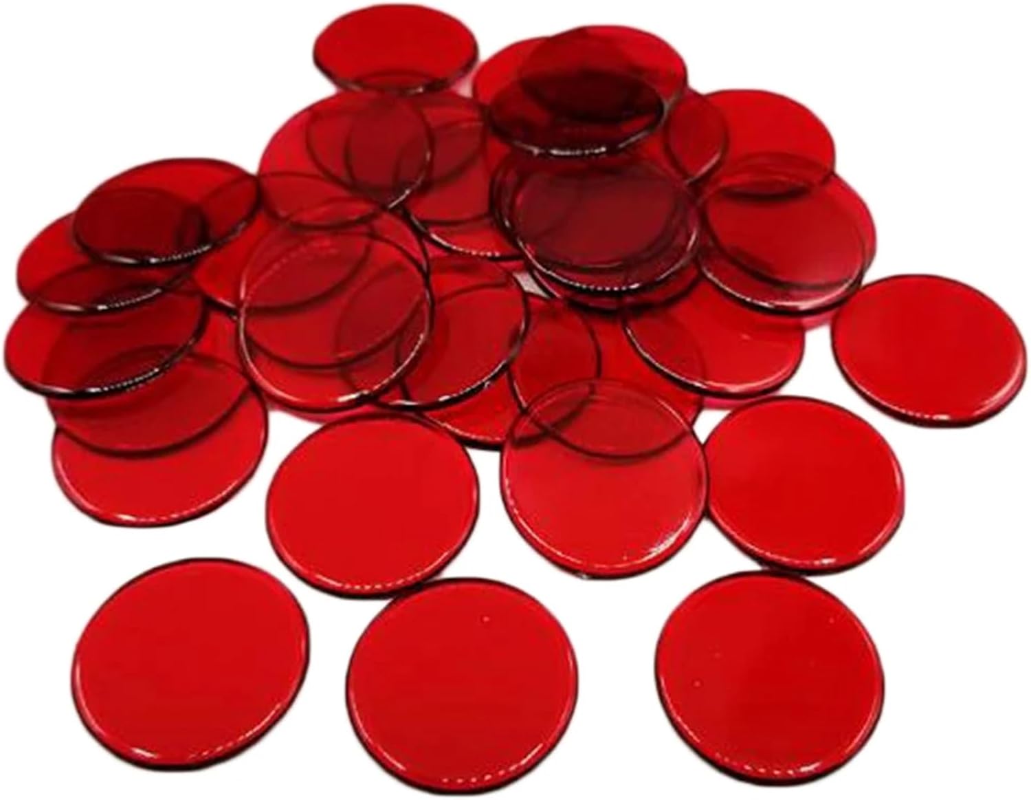 Plastic Poker Chips 500pcs Plastic Learning Counters Disks Bingo Chip Counting Discs Markers for Math Practice and Poker Chips Game Tokens