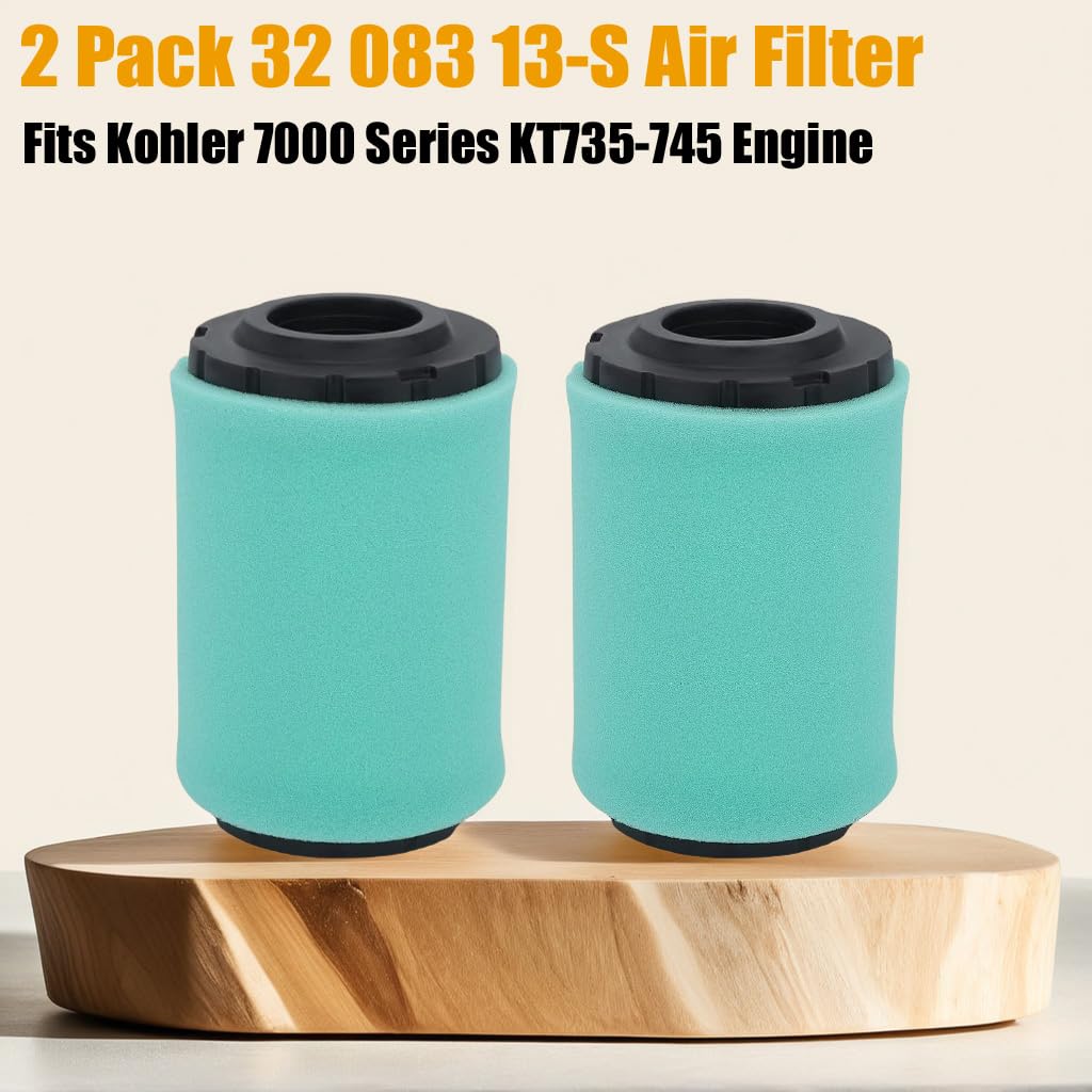 HQRP Filtre à Air Et Préfiltre Compatible Avec Kohler 16 083 04 16 083 04-S 16 083 05-S Pour Kohler 7000 Séries KT715 KT725 KT730 KT735 KT740 KT745 ZT710 ZT720 ZT730 ZT740