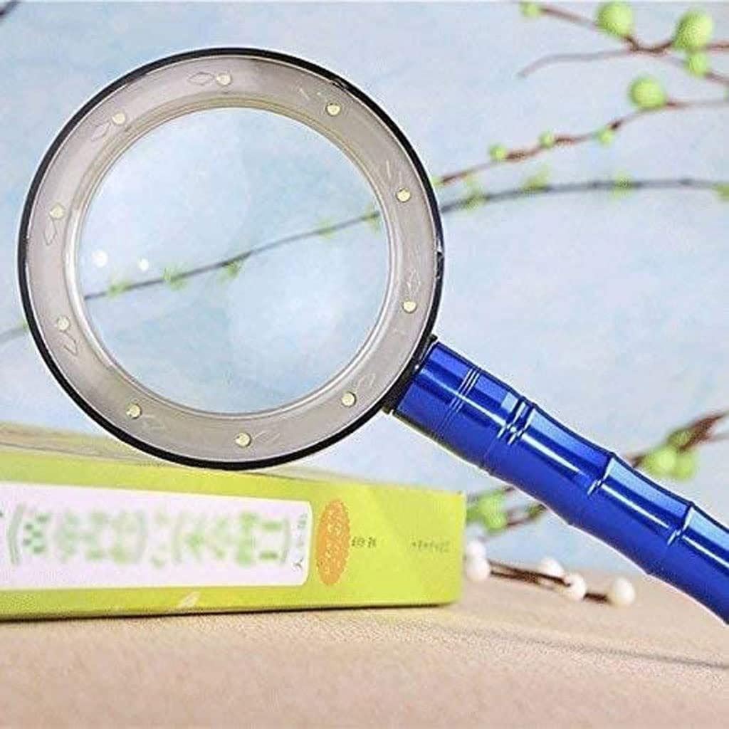 Rieort Lupe Lupe mit Licht Hd 20x Handlupe für die Beobachtung der Restaurierung von älteren Schülern klarer