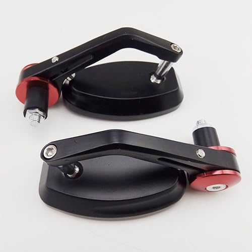 Miniatura 8 de Espejos de extremo de barra de mango CNC de motocicleta 3 "redondo 78" para Yamaha Suzuki