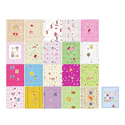 JXE 20 st meddelande memo design klistermärke kanter för Fujifilm Instax Instax Square SQ20 SQ6 SQ10 omedelbar kamerafilm – lycklig varje dag