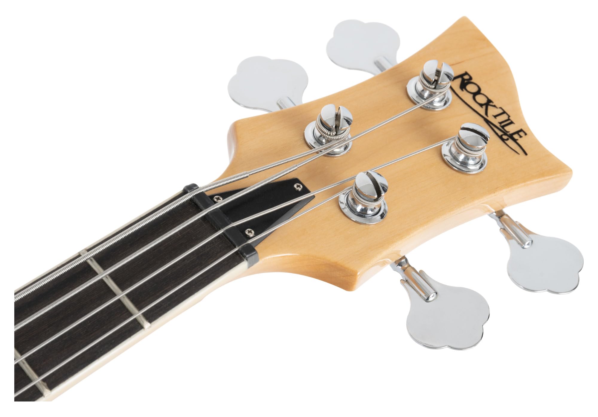 Rocktile Pro RB-400N Lumberjack Bajo Eléctrico natur Set con Funda | Serie Rocktile Pro, Modelo especial Rockin', Cuerpo: tilo, Mástil: arce, Diapasón: palisandro, Incrustaciones: perloid, 8 kg
