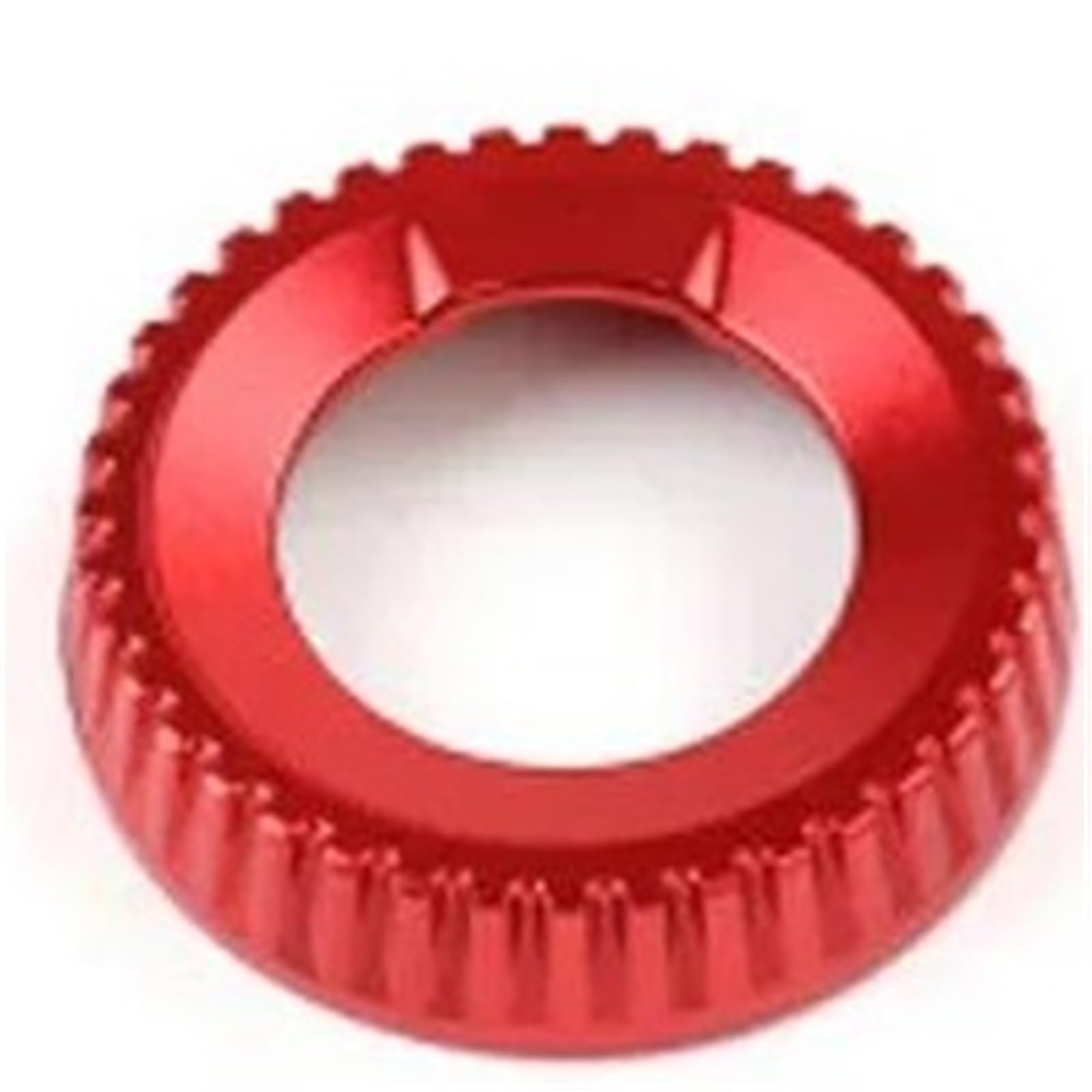 Cfckhpthaz Red Interior Styling Cover For Kia For Sportage Nq5 For Seltos 2022 2023 2024 Aluminum Black Bule Central Gear Shift Konb Ring Cover Trim(Red)