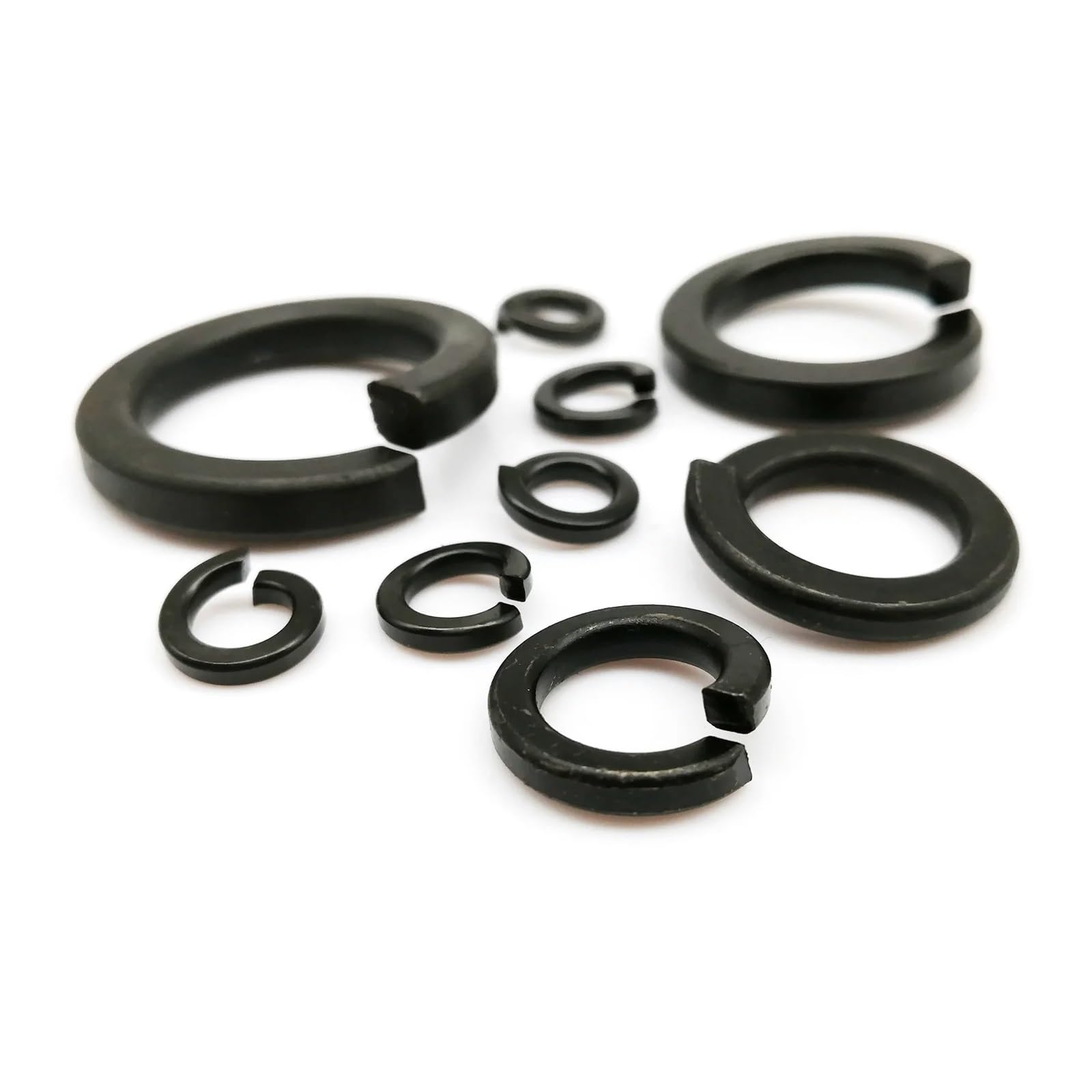 PULaif Spring Lock Washers, Spring Lock Washer GB93 Grade 8.8 Steel Split Lock M2-M24(M6 50pcs)