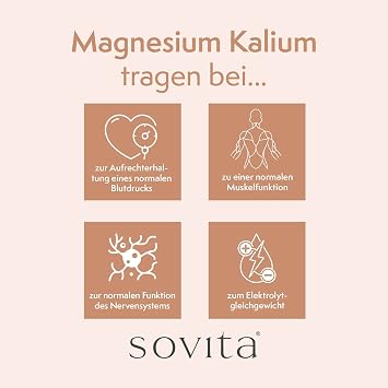 Magnesium Potassium Tablets Vitamins and Minerals. Supports the Normal Muscle Function 60 tablets