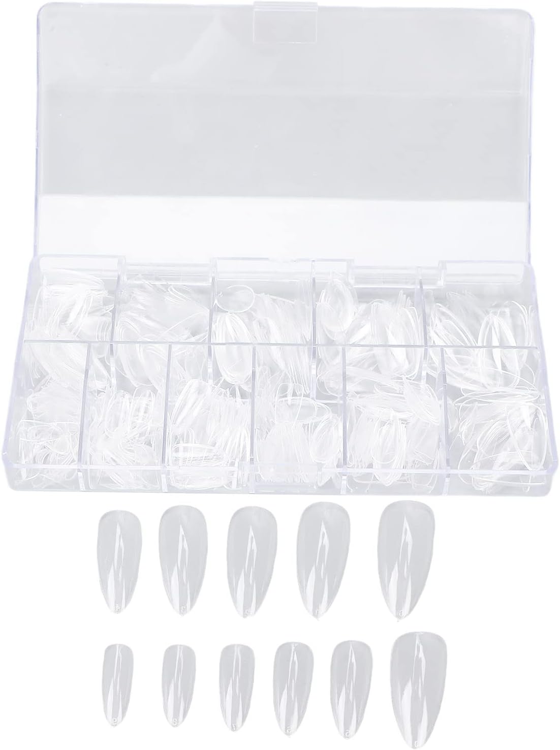False Nail, Firm Stable Safe Eco Friendly Nail Tip Wear Resistant for Wedding Dancing Party for Women Girls for Home Nail Salon