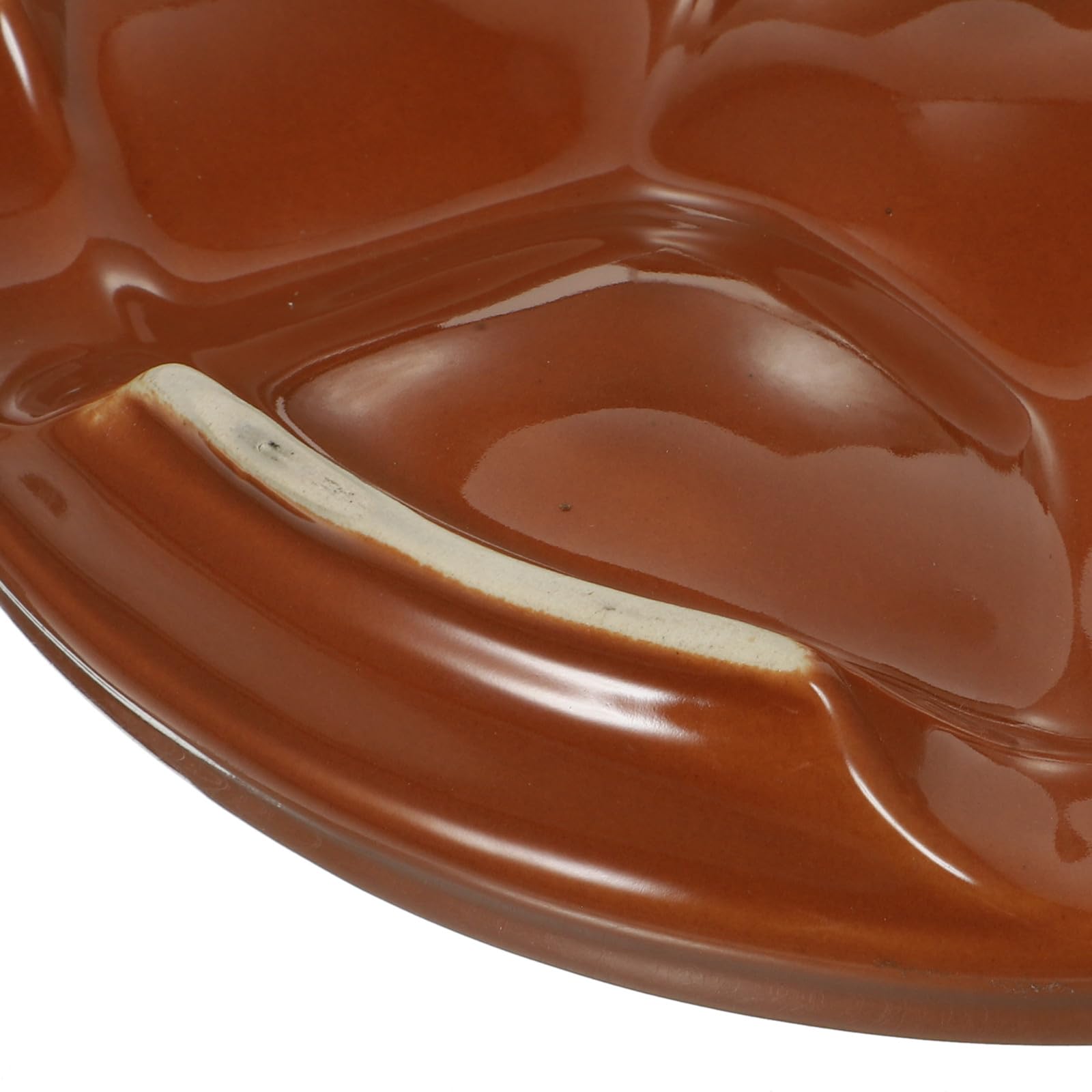 MAGICLULU 2 Stück Keramik Schnecken Backblech Rund Hitzebeständig Spülmaschinengeeignet Schneckenplatte für Backofen und Grill Küchenhelfer für Meeresfrüchtegerichte