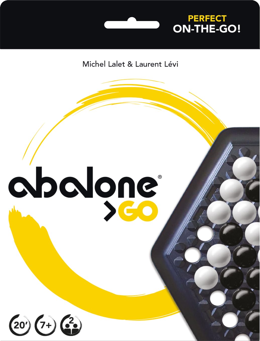 Zygomatic | Abalone Go | Board Game | Ages 7+ | 2 Players | 20+ Minutes Playing Time