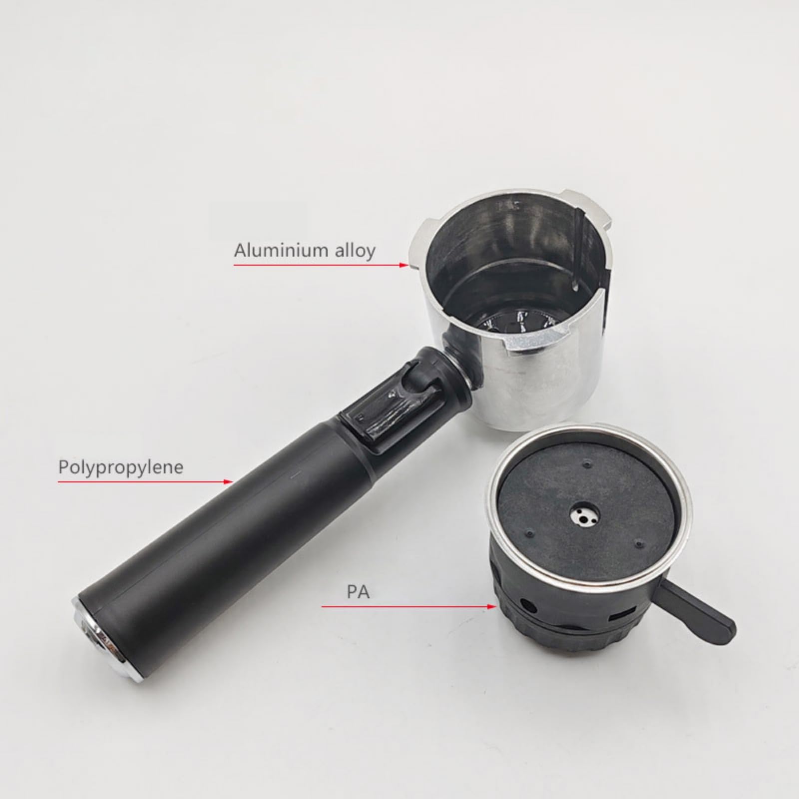 Porta capsule da caffè da 51 mm con portafiltro ergonomico adatto per preparare senza sforzo a casa o al lavoro