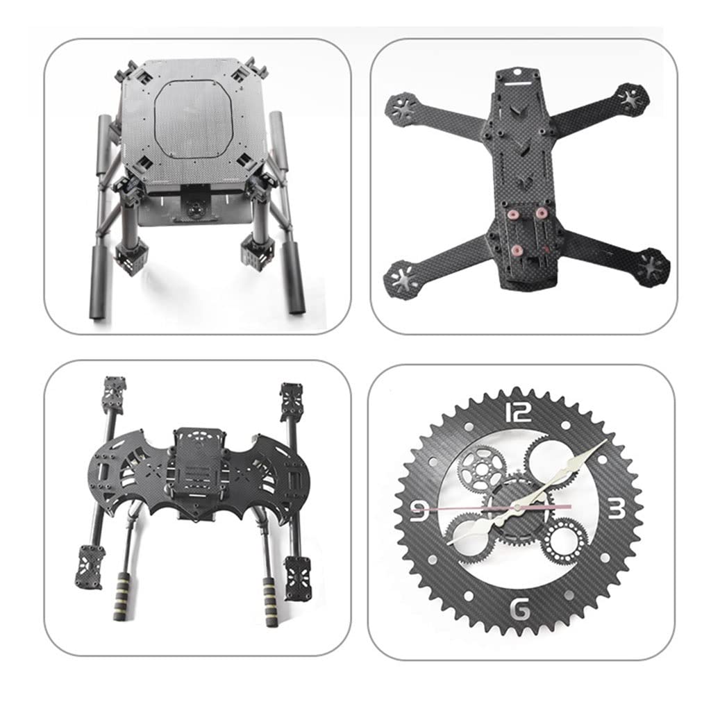 1Pcs 0.25-5mmThickness for Model Appearance Decoration Carbon Fiber Sheet ， Plain Twill Matte Glossy Carbon Plate Panel Sheets(Plain Matte,1.5mm)