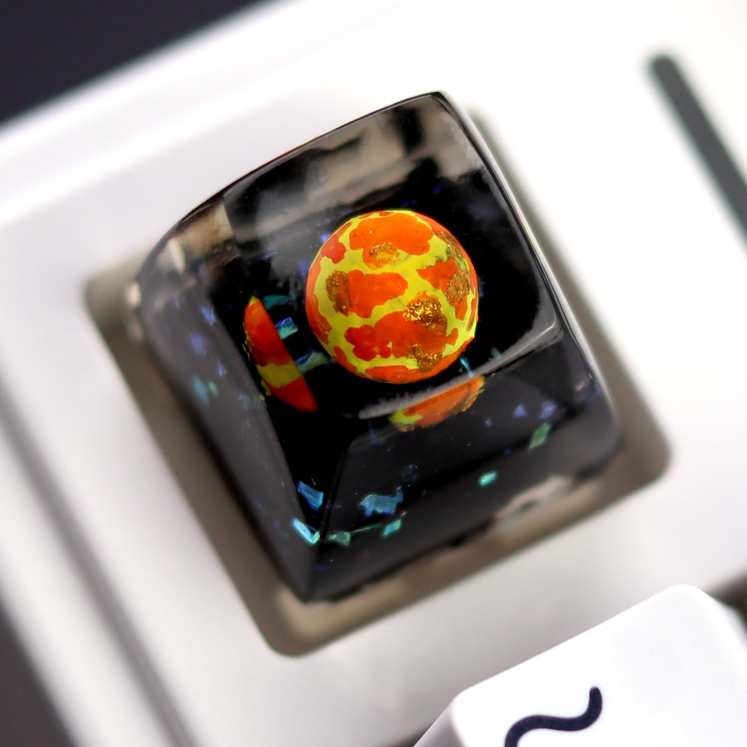 Sun Planet Galaxy Keycaps Artisan Keycap Esc R1 SA Profile 1U