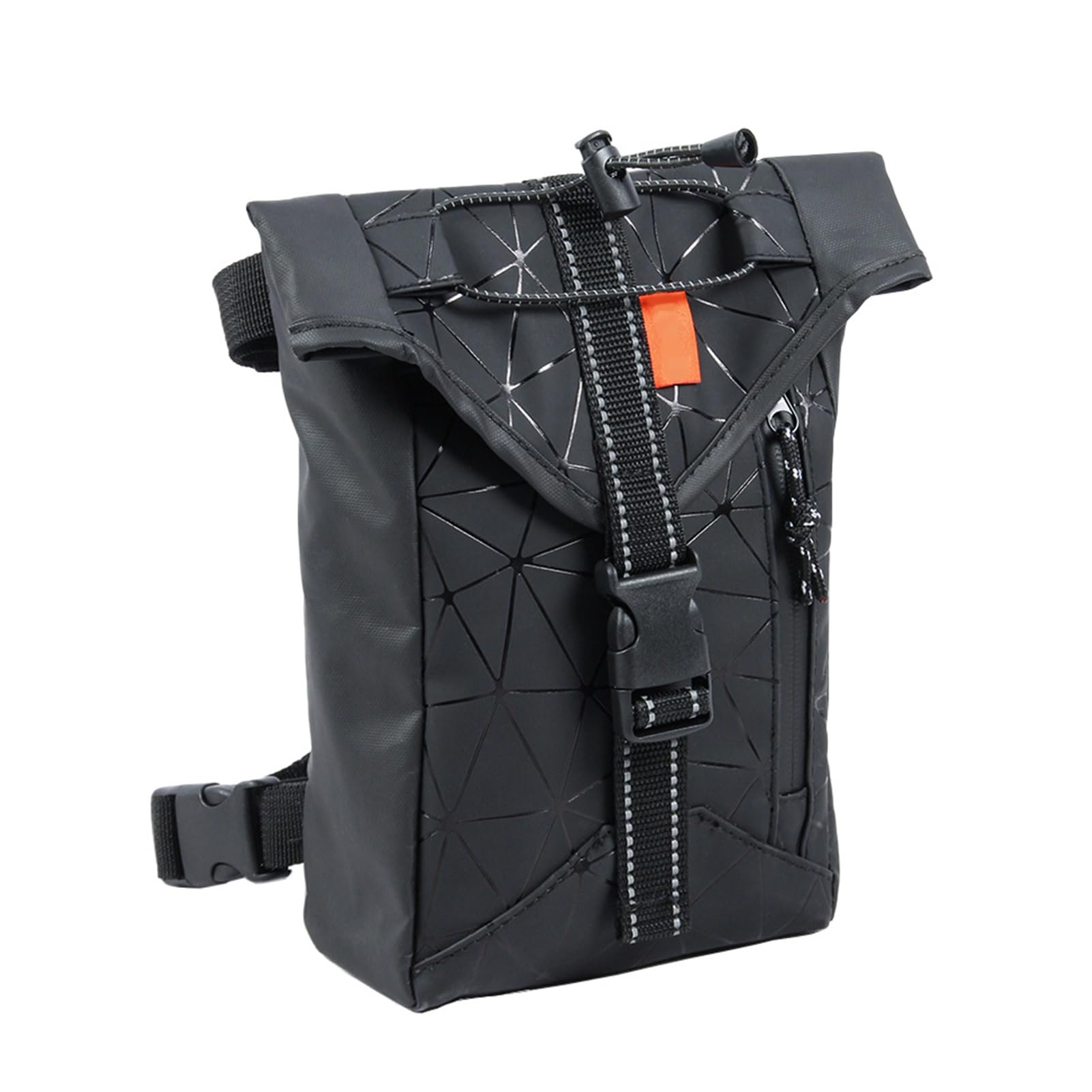 Bolsa cartuchera para motocicleta impermeable de 2L con bandas reflectantes 5