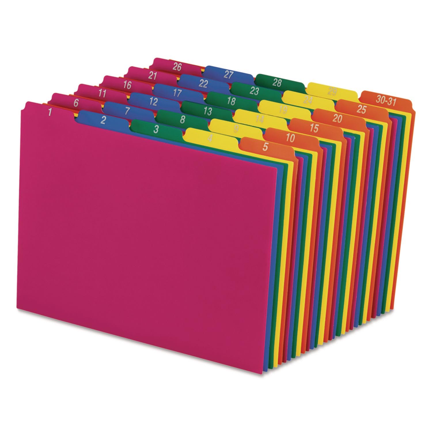 Amazon.com : Pendaflex 40143 Top Tab File Guides, Daily/1-31, 1/5