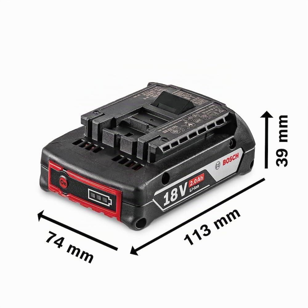 Bosch Professional 18V System Akku GBA 18V 2.0Ah (Packung mit 2)