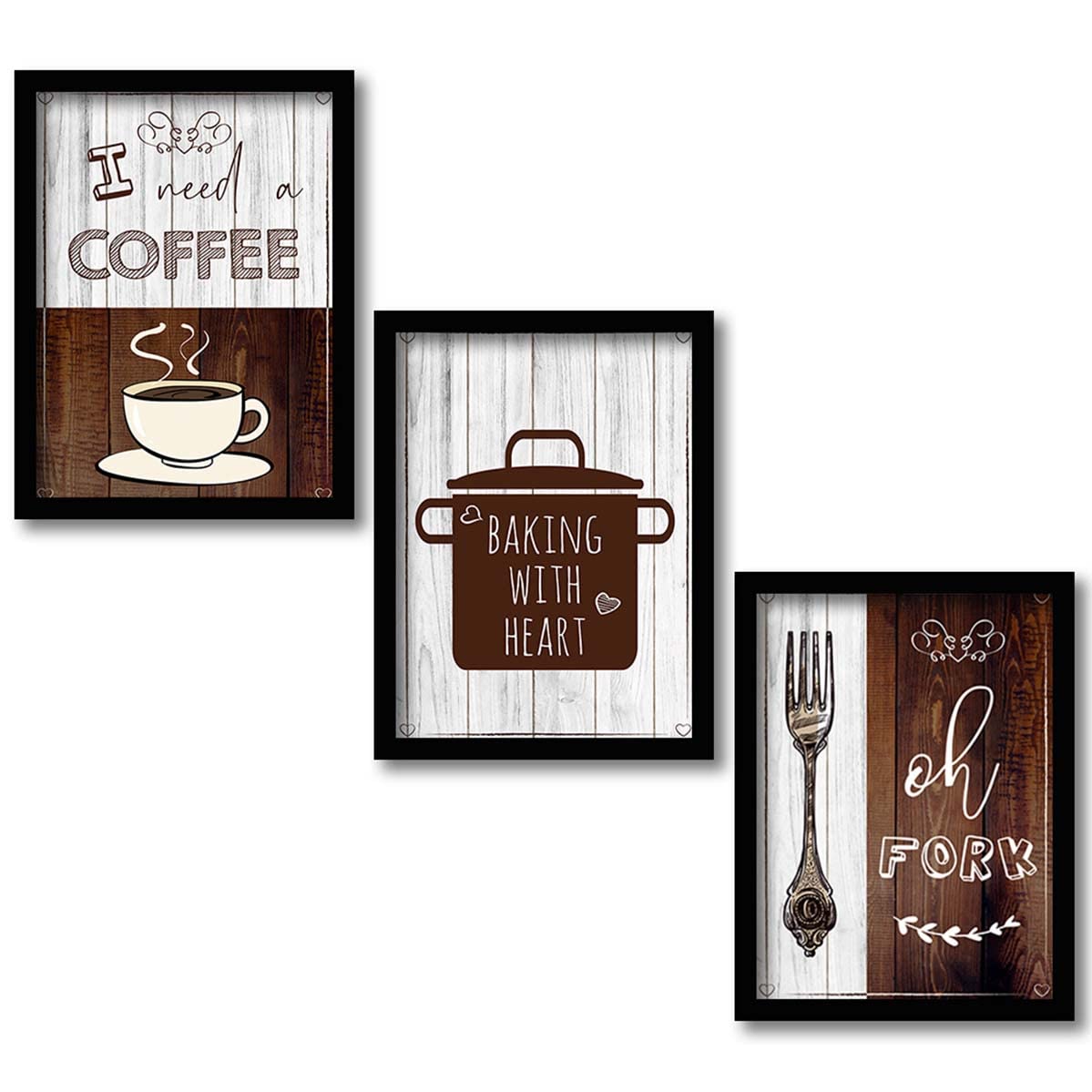 Buy Bangerz Kitchen Quotes Wall Frames / Hangings Coffee Framed Wall