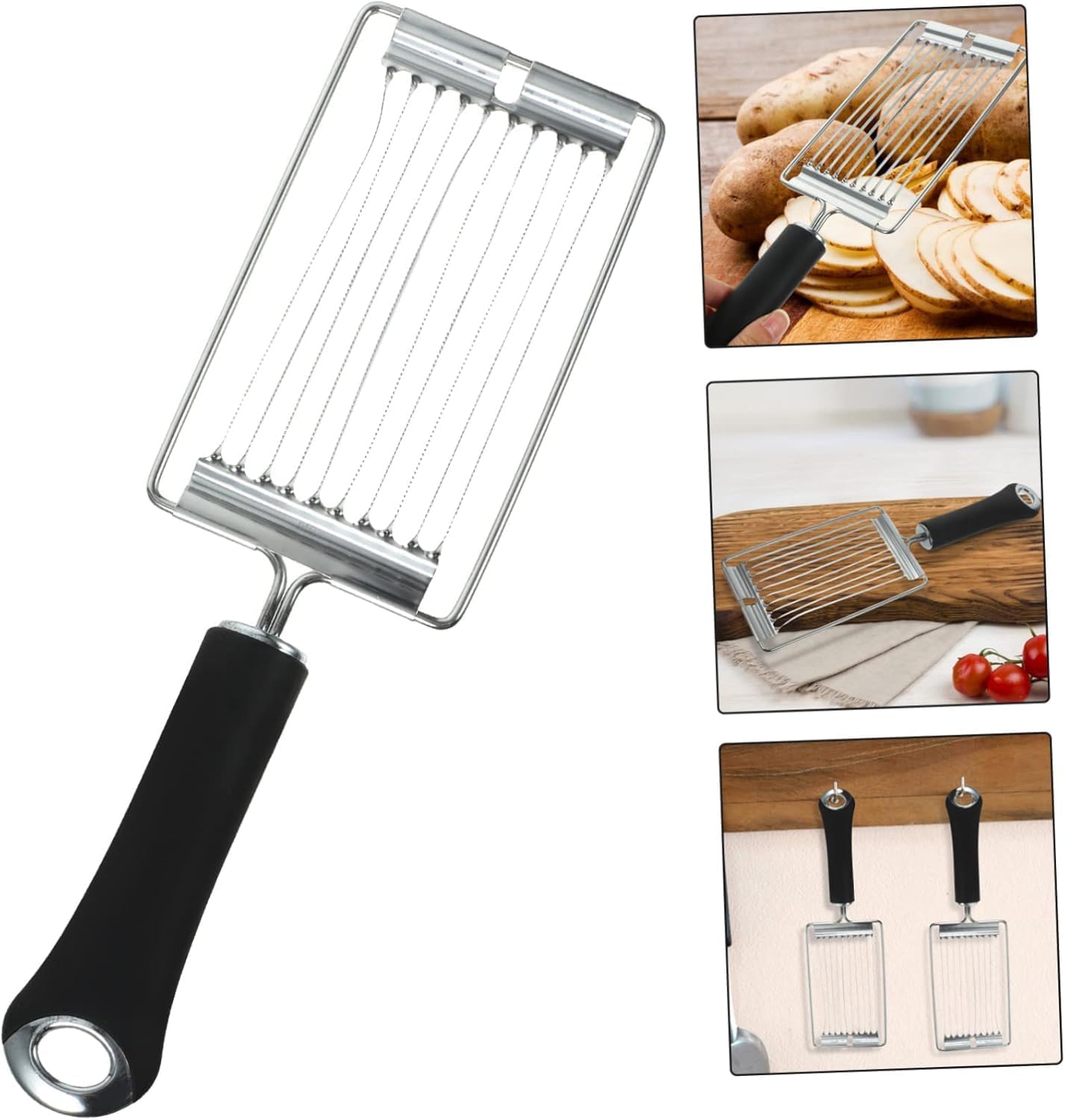 Fruit Cake Egg Meat Cutter Meat Slicer Canned Meat Cutter Kitchen Handheld Tomato Cheese Boiled Egg Spam Cutting Tools Canned Meat Slicer Kitchen Pragmatic Cutting Tools