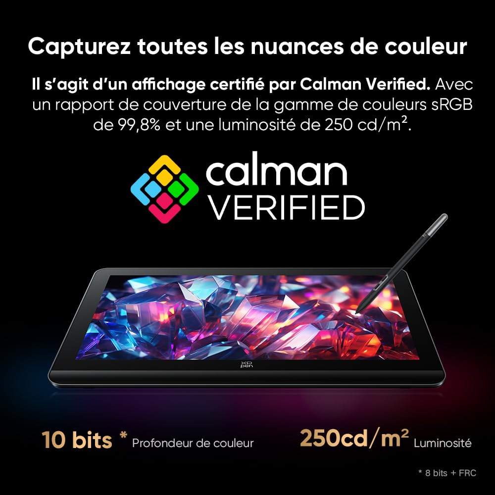 XPPen Artist Pro 19 (Gen 2) Tablette Dessin Graphique avec Écran 4K, Deux Stylet x3 Pro, ACK05 Mini Clavier Fourni, Compatible avec Windows macOS Android Chrome OS Linux