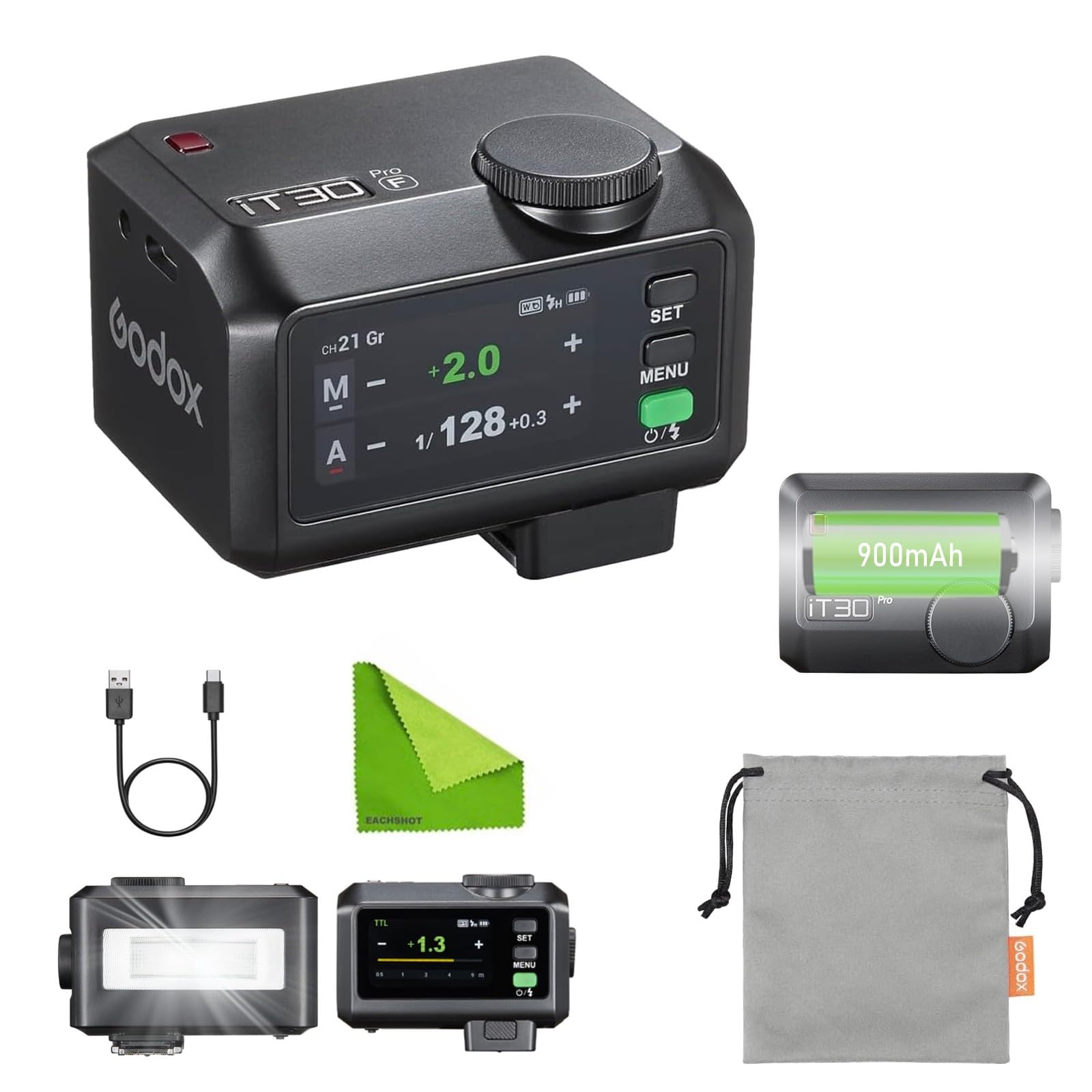 Godox iT30 Pro ブラック　F仕様 Amazon.com : Godox iT30pro F GODOX iT30 Pro F for Fuji, 2.4G