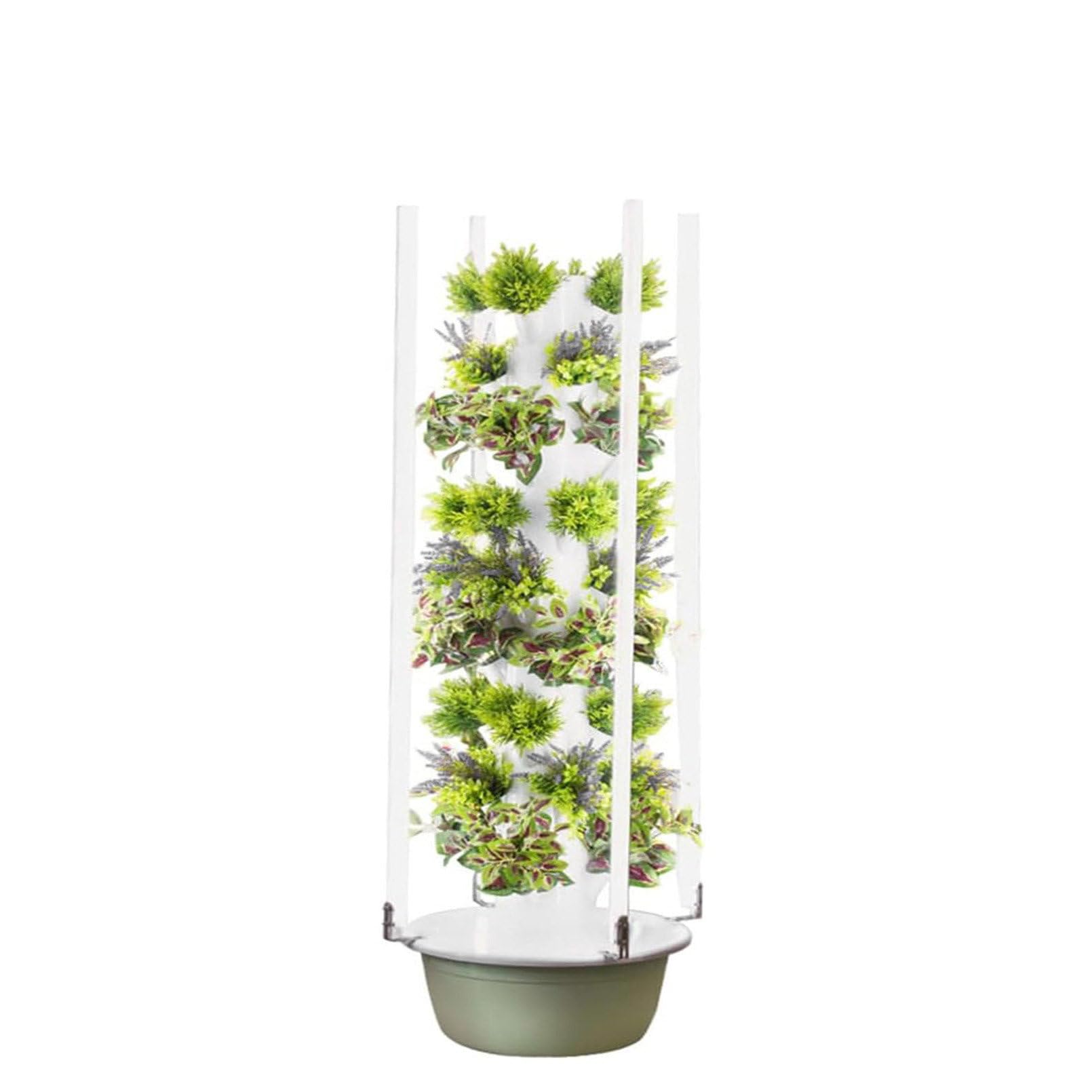 Tour de culture hydroponique verticale 30L pour herbes et légumes d'intérieur