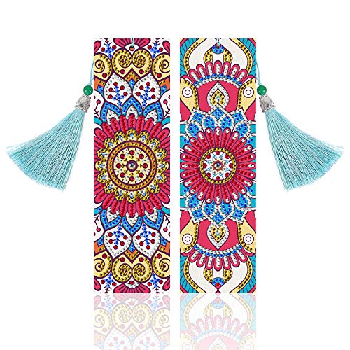 MWOOT 2 Pezzi 5D Segnalibri di Diamante