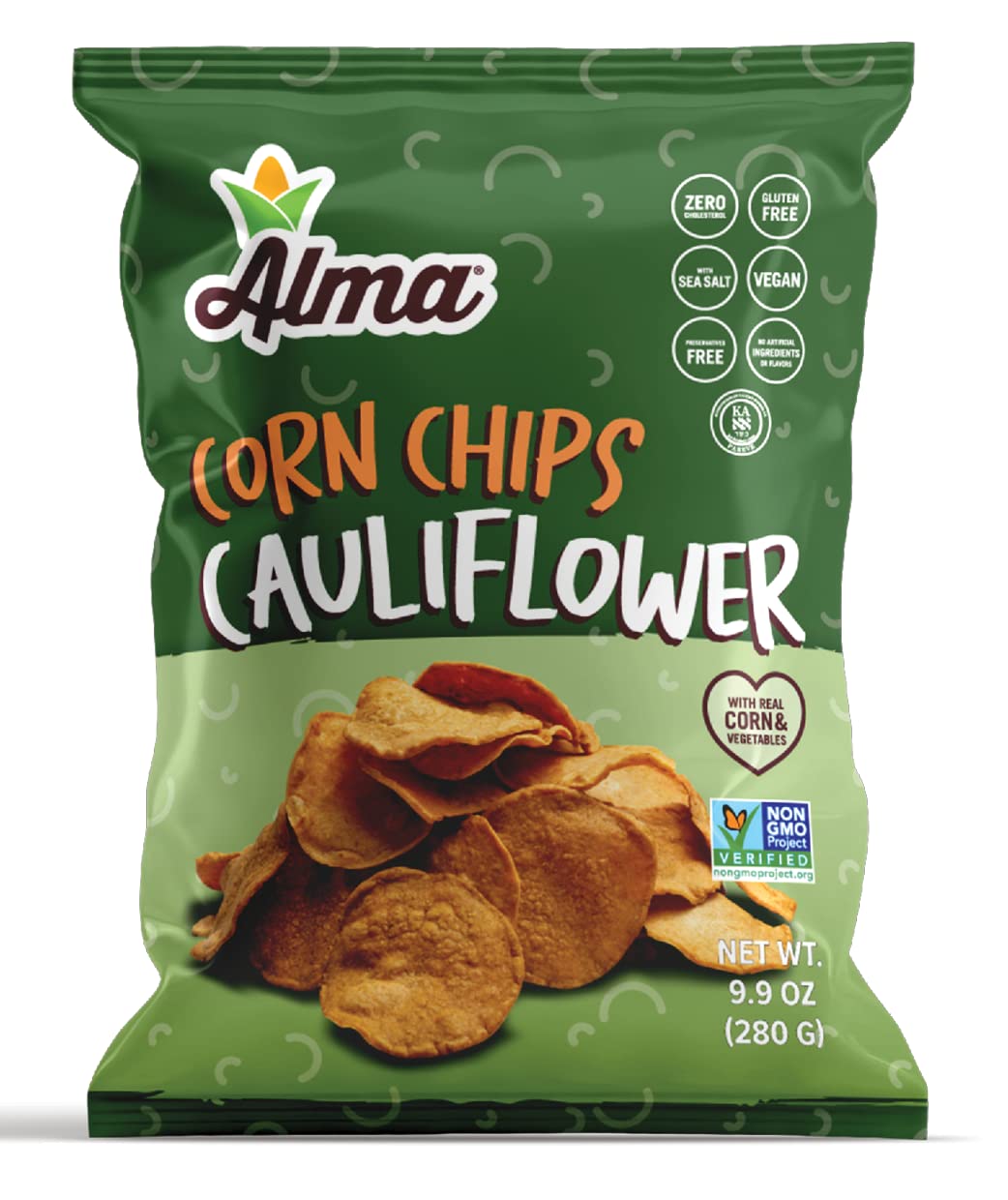 Alma Corn Chips with Cauliflower Gluten Free & Low