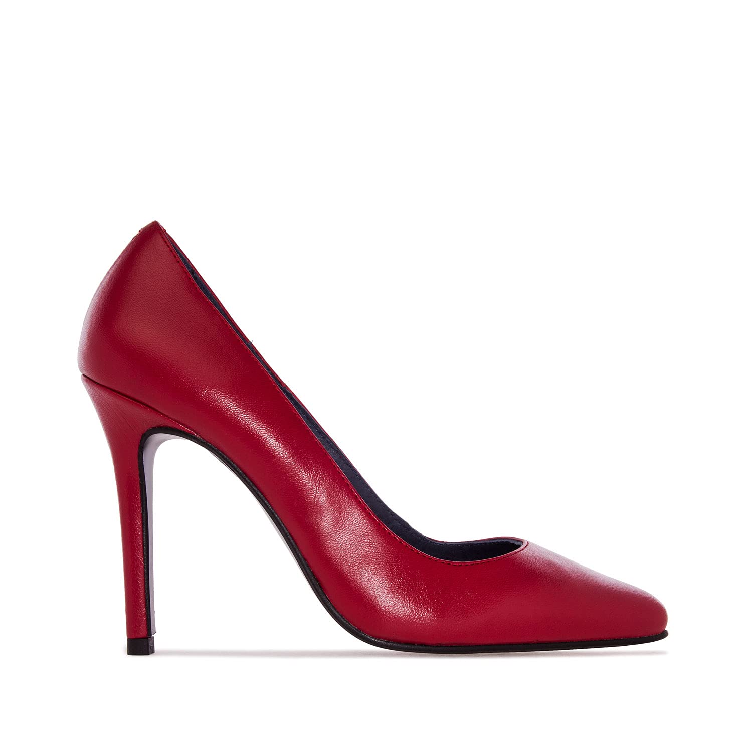 Andrés Machado - Zapato tacón en Piel/Ante Invierno y Verano Mujer y Adolescente - Diana -Punta Fina - tacón de Aguja - Hecho en España - Tallas pequeñas y Grandes 32/35-42/45
