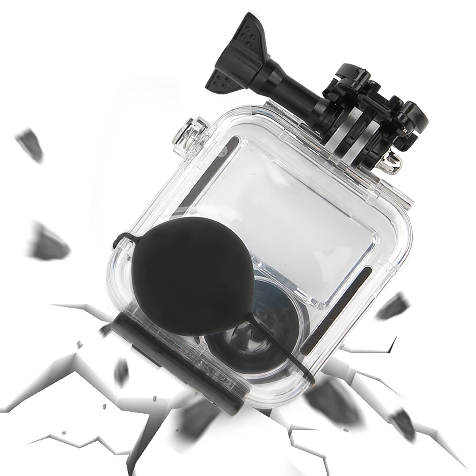 Custodia subacquea per action camera Cufaee, copertura protettiva per action camera, custodia per action camera per snorkeling subacqueo