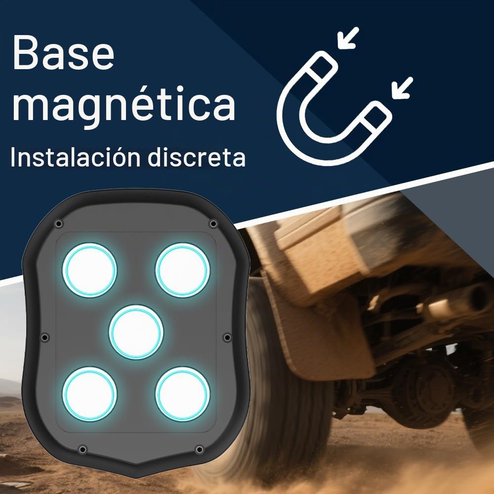 4G Localizador GPS para Coche con Tarjeta SIM TK905E Seguimiento en Tiempo Real 5000mAH Batería Antirrobo Impermeable Magnético 90 Días Espera Larga Rastreador GPS con App Plataforma Web