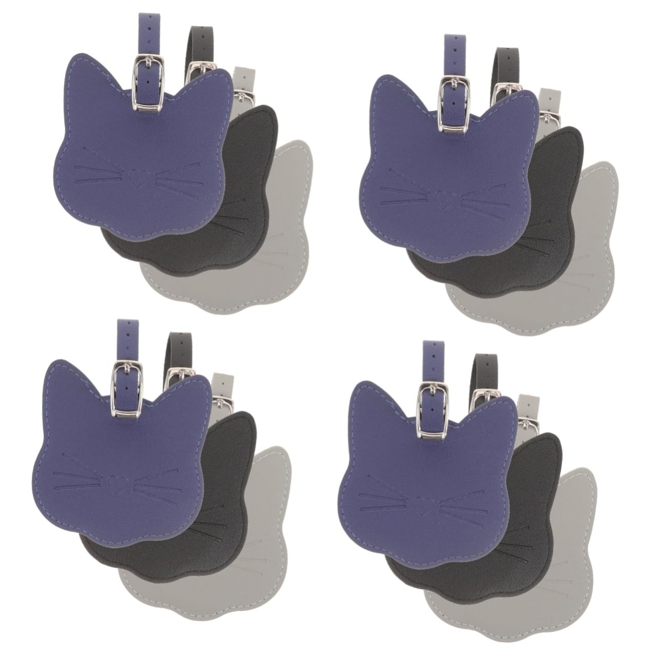 FOMIYES 4 Set Etichetta Bagaglio Tag Per I Bagagli Tag Bagagli Personalizzati Etichette Identificative Della Borsa Da Viaggio Etichetta Valigia Etichette Per Bagagli Da Viaggio 3 Pezzi*4