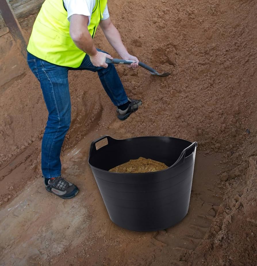 JMS We Create Smile Medium/Large/Extra Large Orange Flexi Tubs - Multipurpose Flexible Rubber