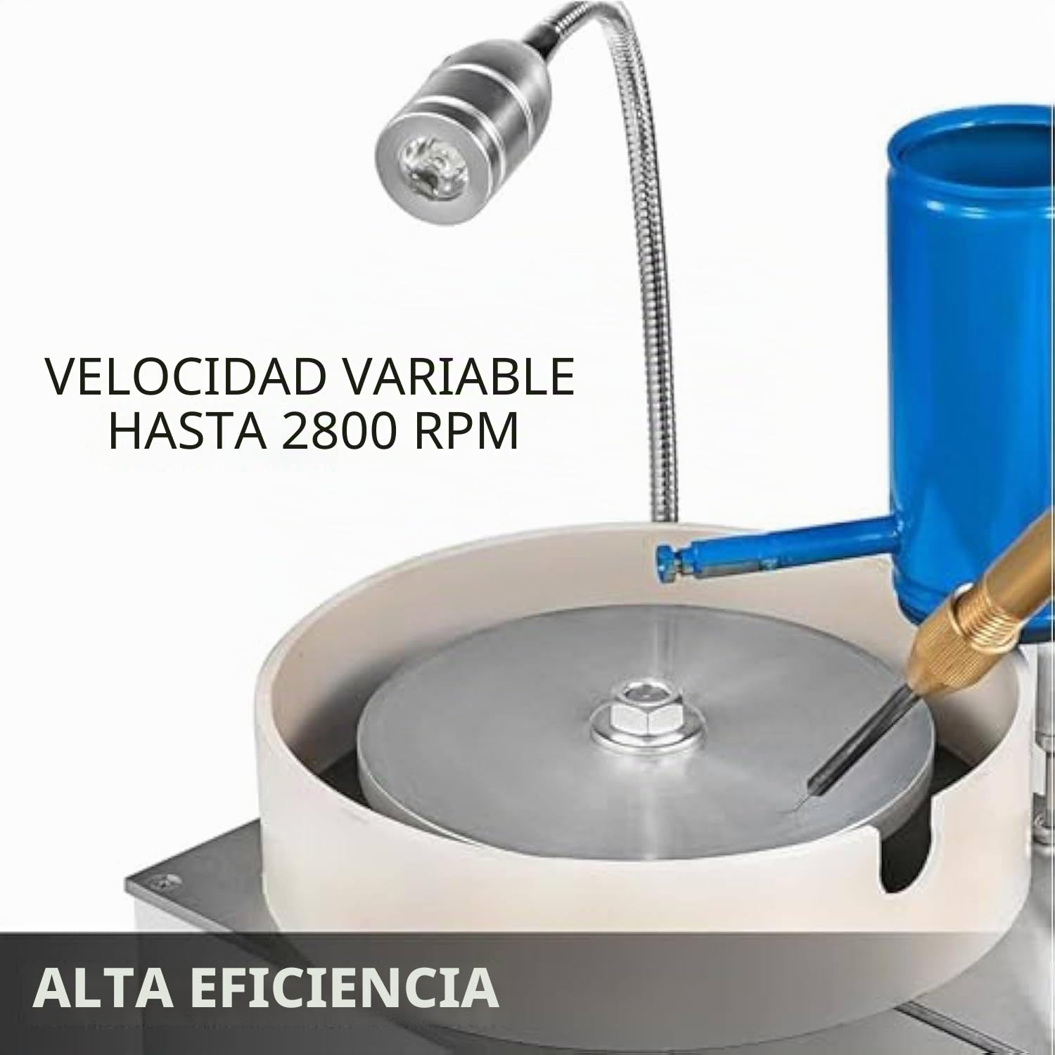 Máquina de facetado y pulido de gemas - Máquina pulidora de gemas facetas - Pantalla digital - 2800rpm 120w Pulidor de joyería, amoladora plana, máquina lapidaria