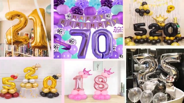 Palloncini Compleanno 7 Anni - Set Decorazioni Colorate Con Numero 7 - Foto 10