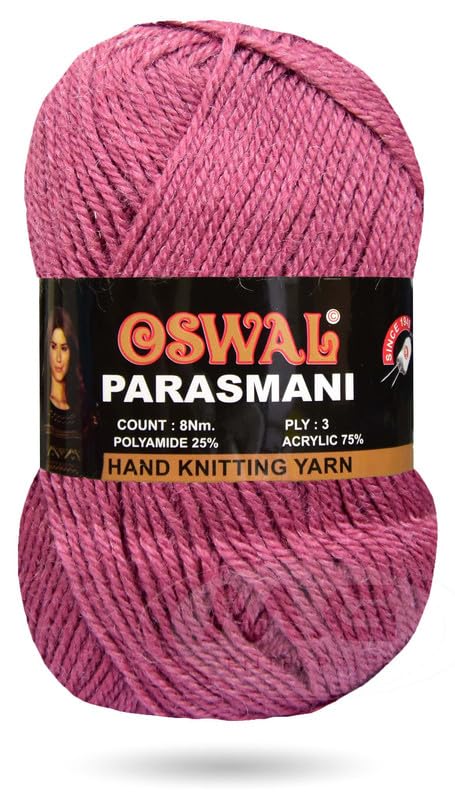 Image of M.G Enterprise Parasmani SalmonKnitting Yarn 200 Premium Wool Yarn for Crochet & DIY Craft