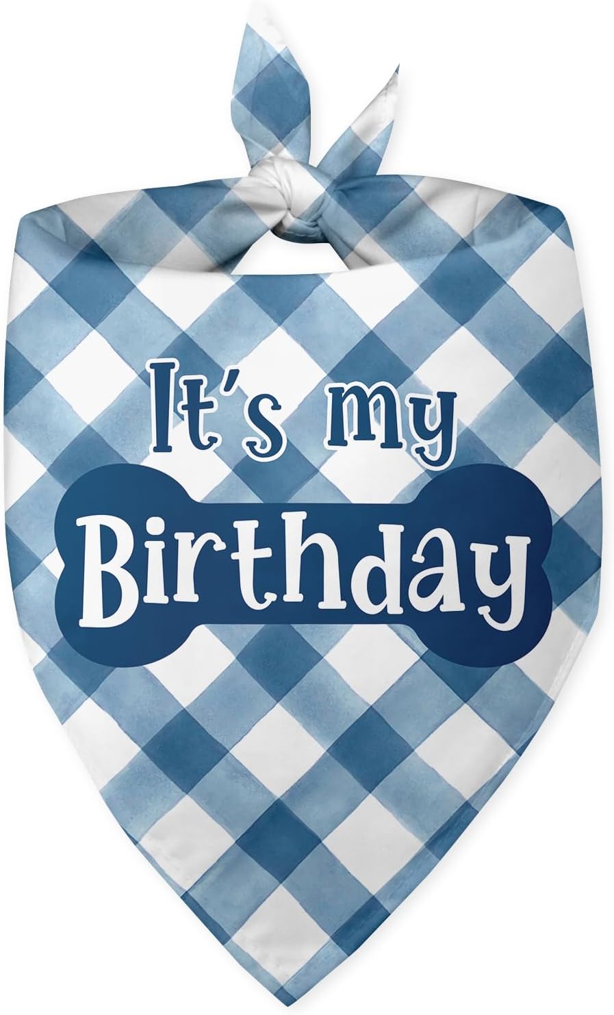 It’s My Birthday Blue Dog Bandana Dog Birthday Bandana Photo Prop Pet Scarf