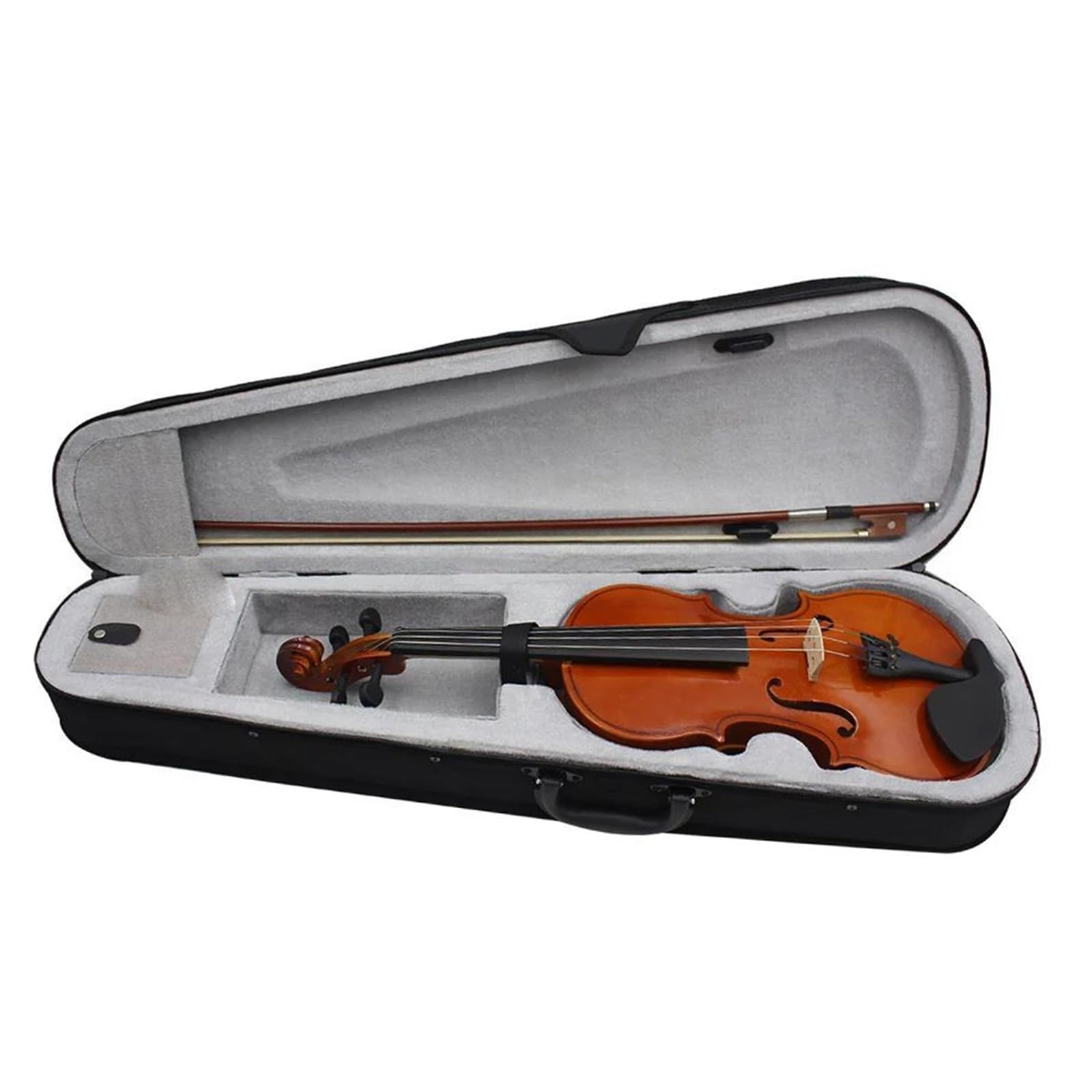 Violine Professionelle Geige Aus Massivem Holz Für Anfänger Und Erwachsene Üben Inklusive Koffer(1-4)