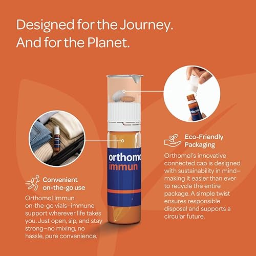Vista 17 de Orthomol Polvo inmunológico, suplemento de apoyo inmunológico, suministro de 30 días, vitaminas A, B, C, D, E, zinc, yodo Polvo 30d