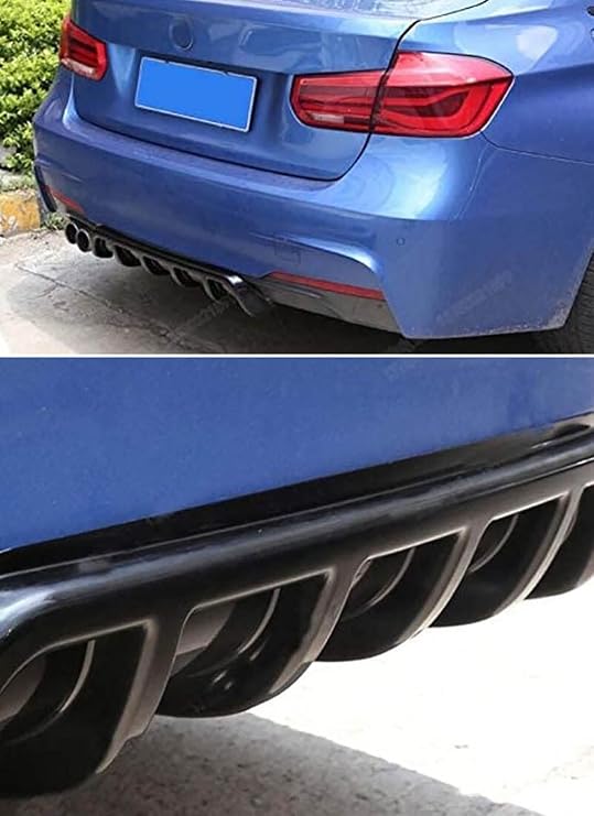 Car Rear Bumper Diffuser Spoiler for Audi A3 Hacthback 8L 8P 8PA 8V Sportback 8Y 8V Cabrio 8P 8V Sedan 8V Anti Scratch Modification Styling Accessories,Carbon Fiber Look