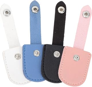 FOMIYES Nipper Protector Cuticle Scissor Bag Manicure Scissor Cuticle Scissor Pouch Storage Holder Nail 4pcs Cuticle Clippers for Women