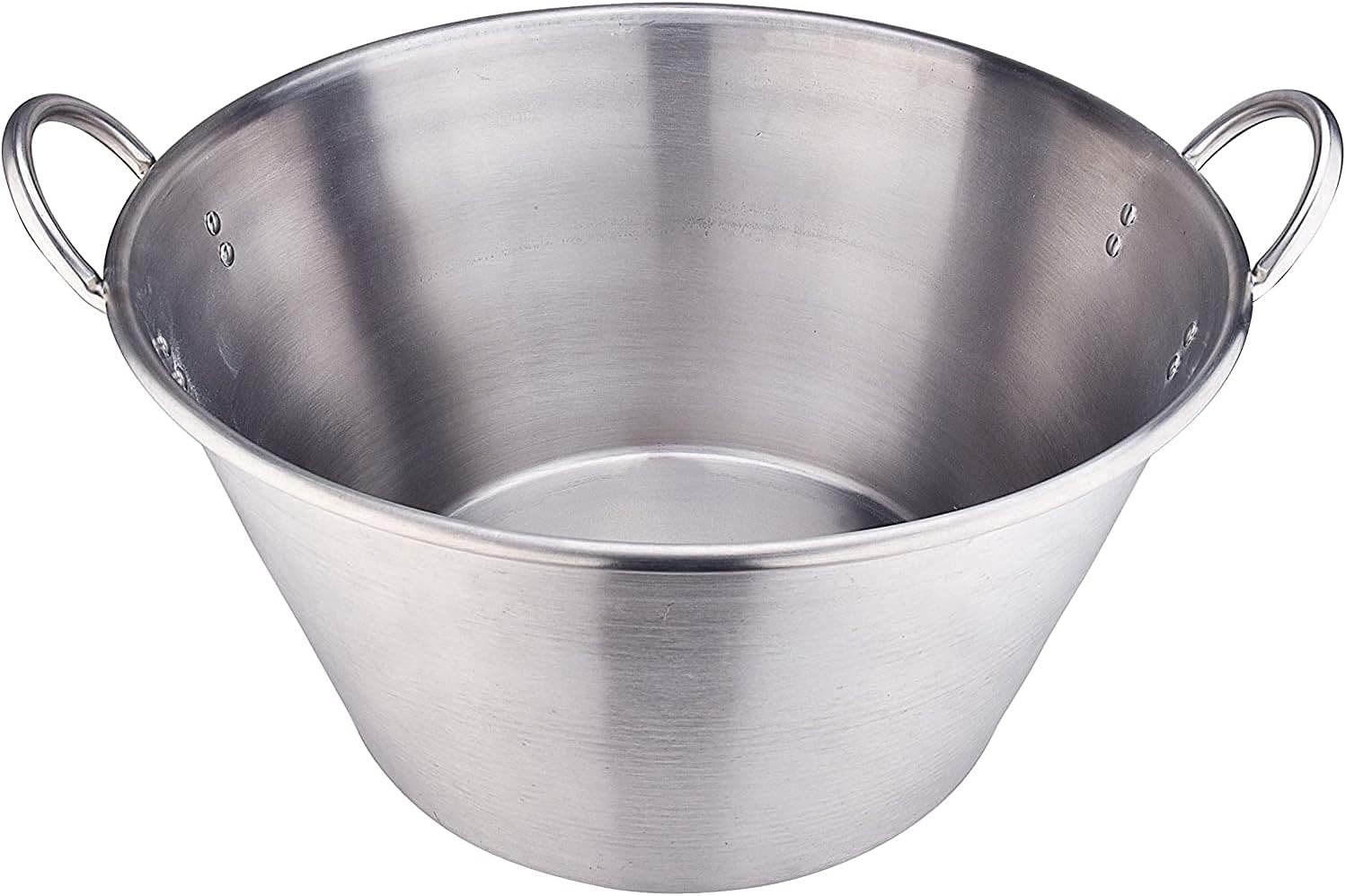 Cazo Grande Para Carnitas Extra Large 25" inch Stainless Steel Heavy Duty Acero Inoxidable Wok comal Fry