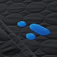 Vista 3 de Sábanas para Pack and Play Ajustables Protector Impermeable Acolchado, Paquete de 2 Almohadillas de Colchón de Corralito Compatibles con Graco Pack