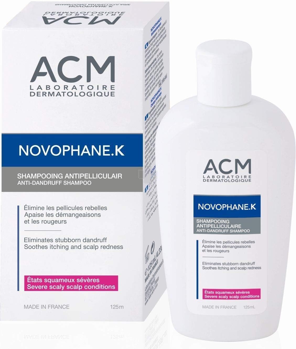 Skin Beauty GiftAcm laboratoire dermatologique novophane k anti dandruff treatment shampoo 125ml
