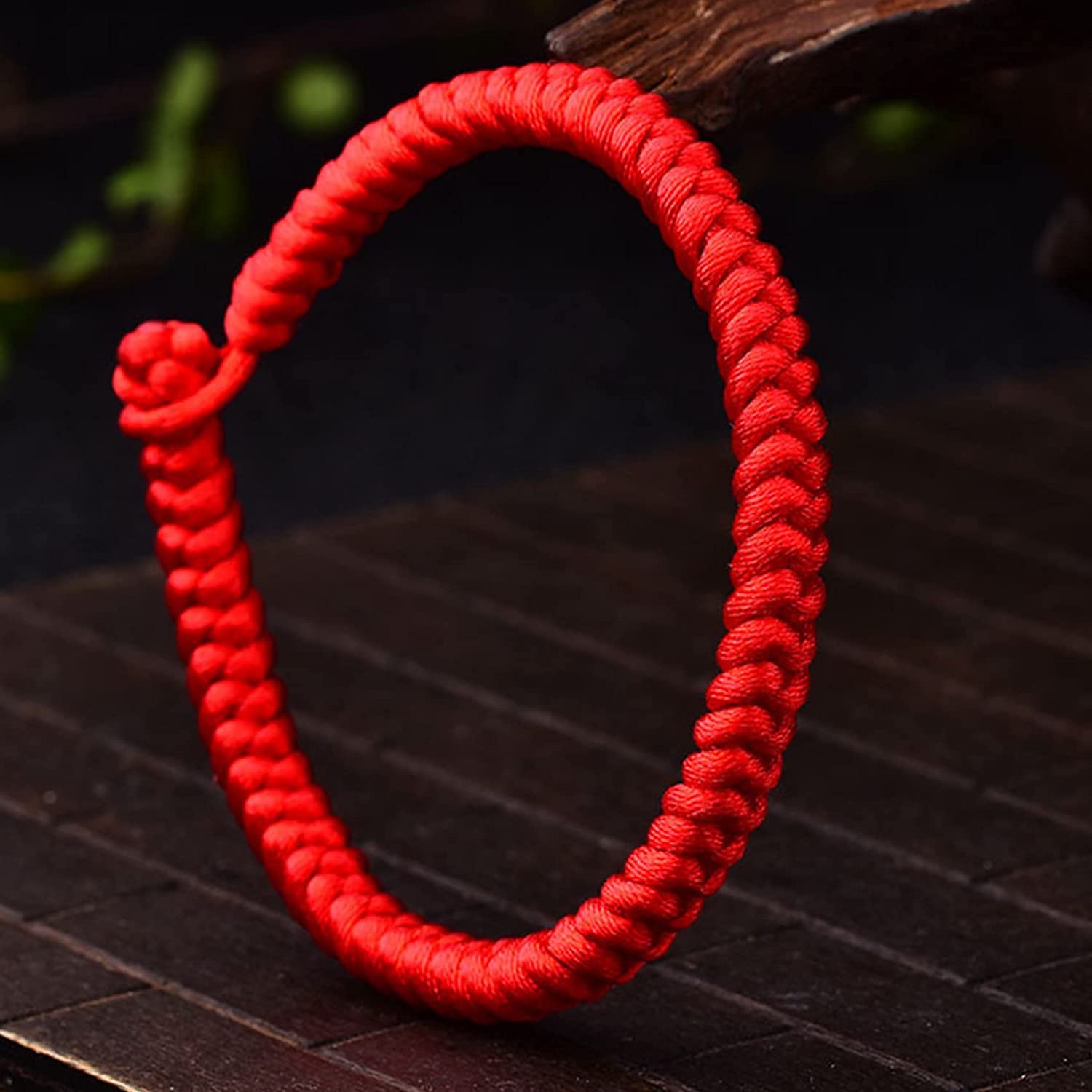 Cuerda de Mano， Pulsera de Hilo Rojo Pulsera for Mujeres Hombres Pulsera de Riqueza Pulsera roja Tejida a Mano Amuleto Cuerda de la Suerte Cordón Rojo