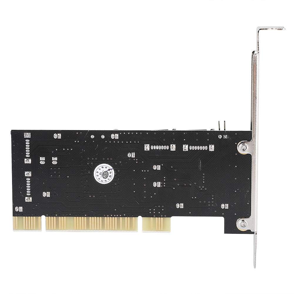 Bewinner Scheda Adattatore da 4 Porte Pci a Sata Raid Card Pci Express a Sata da 1,5 Gbps Sil3114 Chipset Raid Controller Scheda Adattatore Supporto 4 Dischi Rigidi