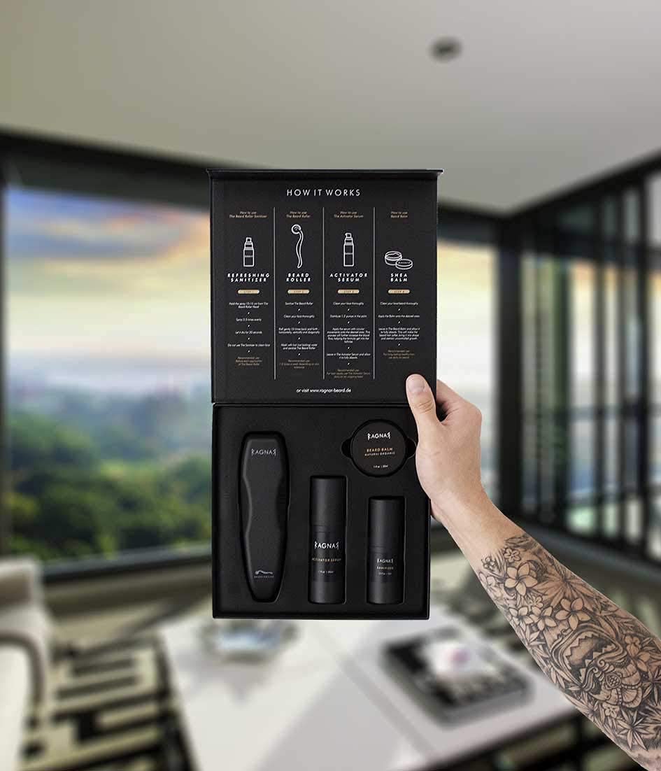 RAGNAR Kit de croissance de barbe pour homme