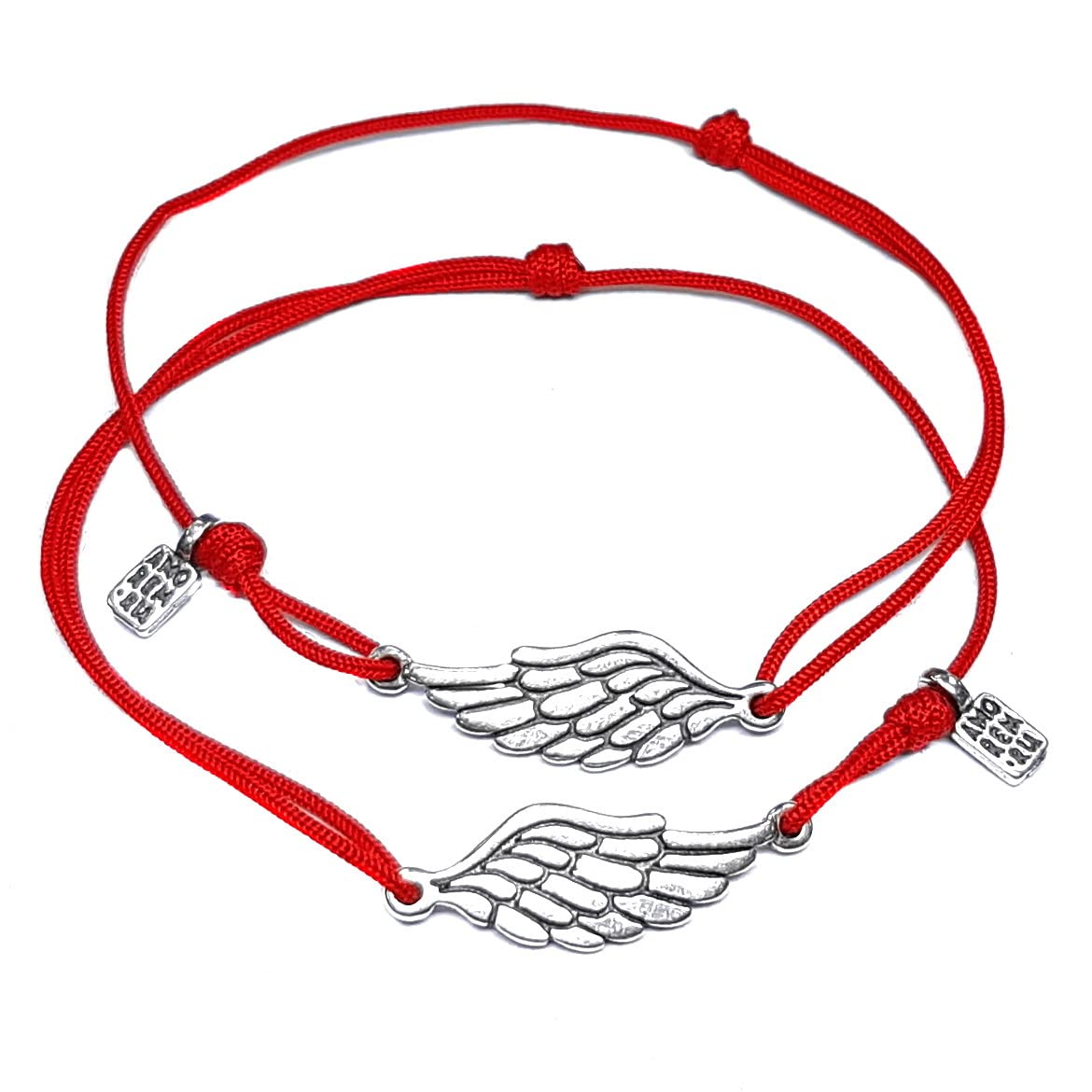 Genérico Pulsera Alas Pareadas, plata 925