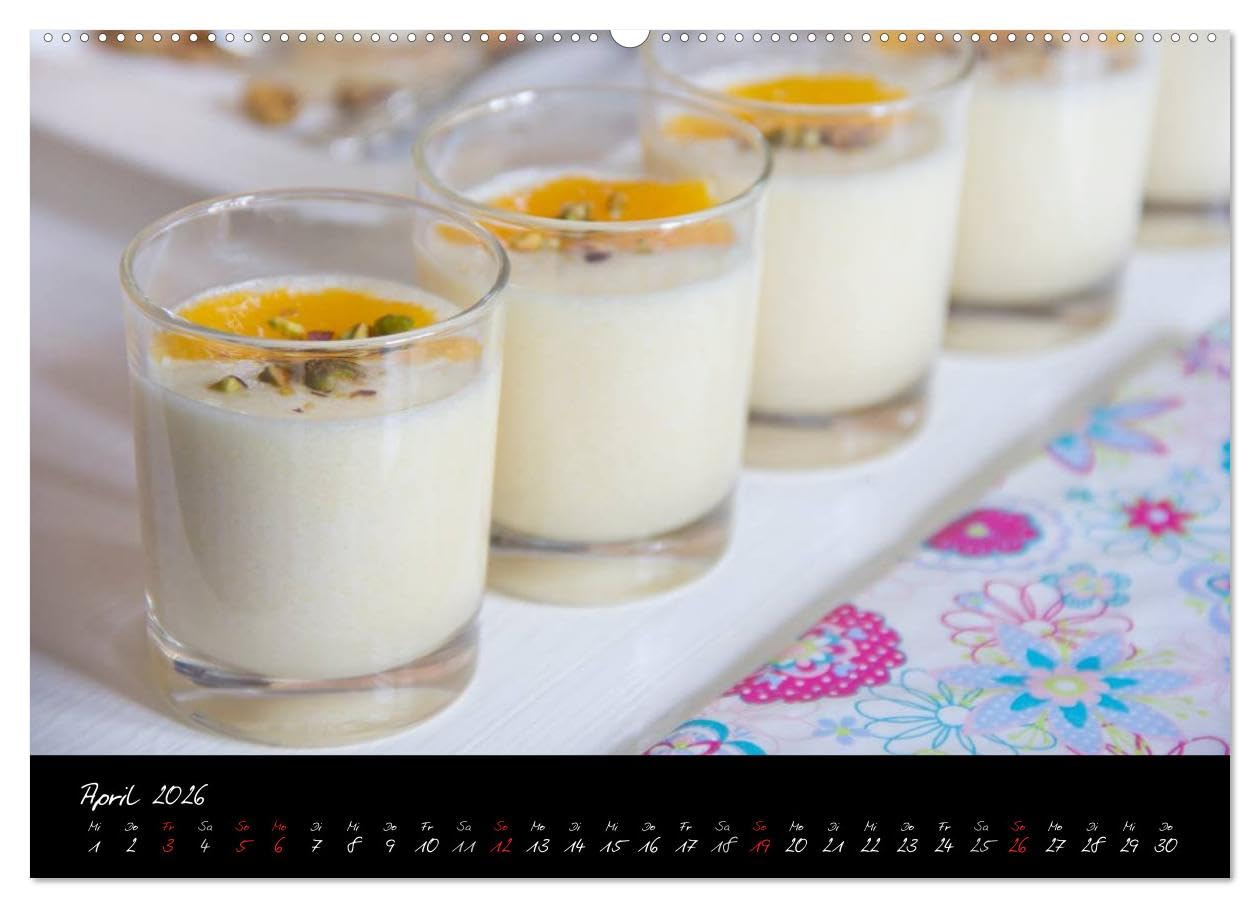 Food-Fotografie (hochwertiger Premium Wandkalender 2026 DIN A2 quer), Kunstdruck in Hochglanz: Essen und Getränke (CALVENDO Lifestyle)