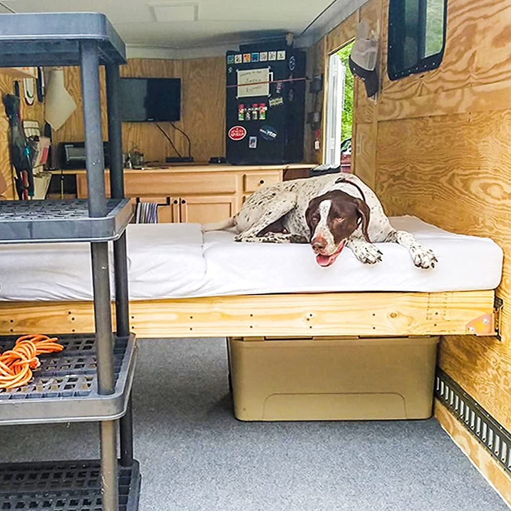 Buy 4 ETrack Wood Beam End Socket Shelf Brackets w/ E Track Fittings