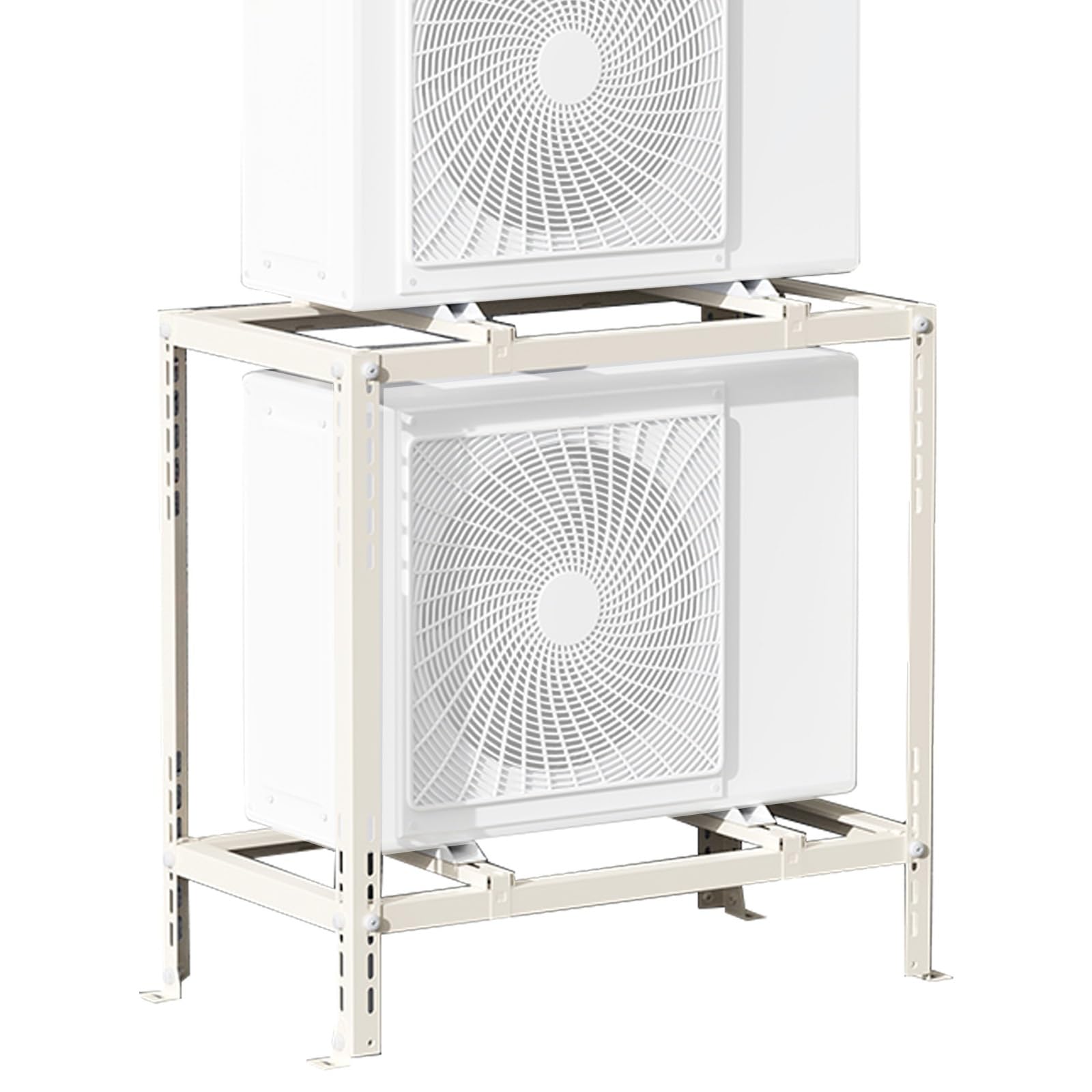 Support de climatiseur au sol robuste en acier galvanisé de 220 kg