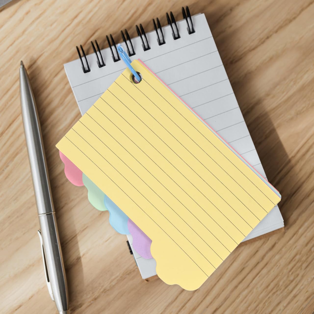 Amazon | AOKWAWALIY 単語帳 単語カード 250枚 5報カード リング付き